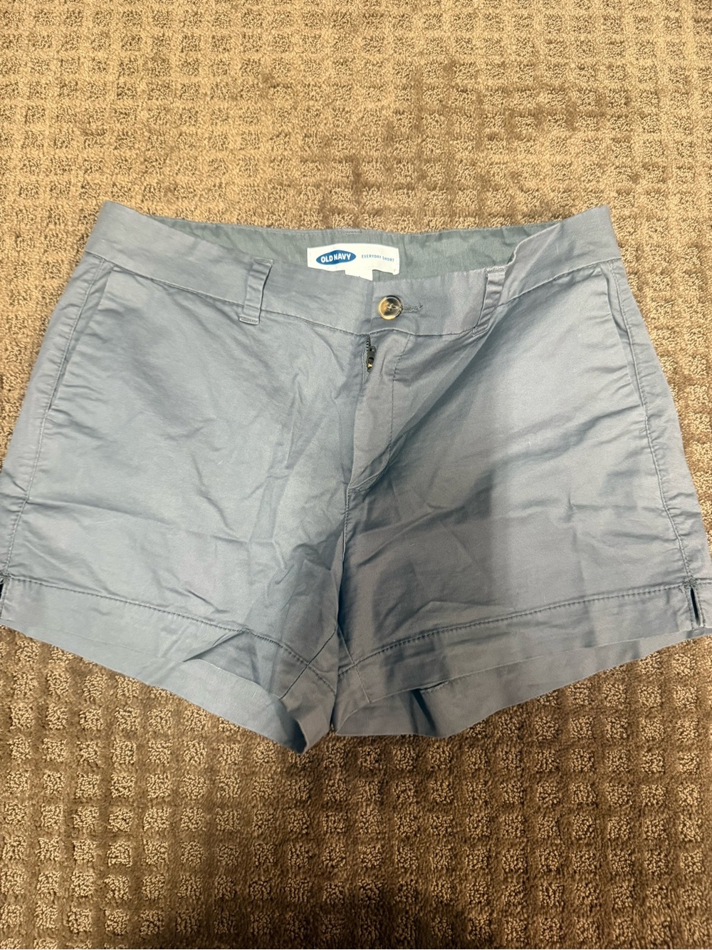 Old Navy Women's Light Blue Casual Cotton Shorts